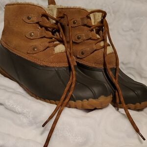 Sporto Brown and Black Winter Boots